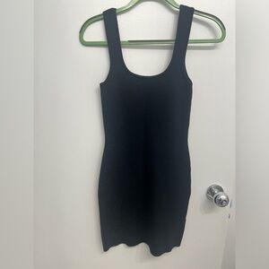 Abercrombie BodyCon Knit Black Dress XS Petite